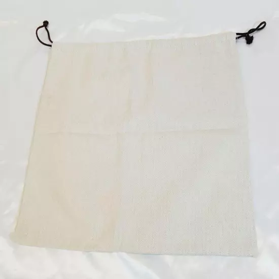 Hermes Dust Bag Gray Beige - Women String Logo Auth France