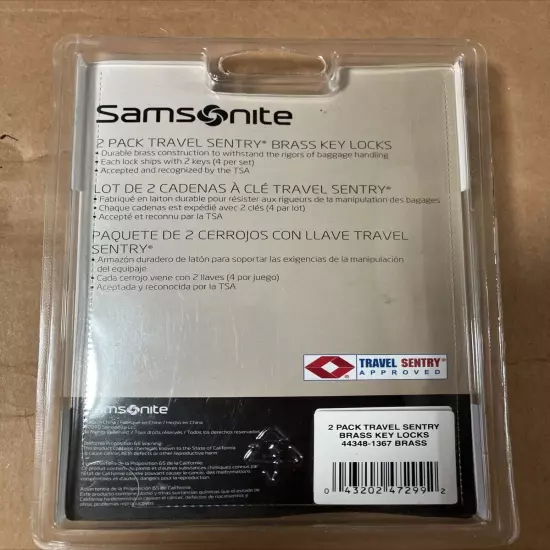 Package Of 2 New Samsonite Luggage Travel Accesories Locks