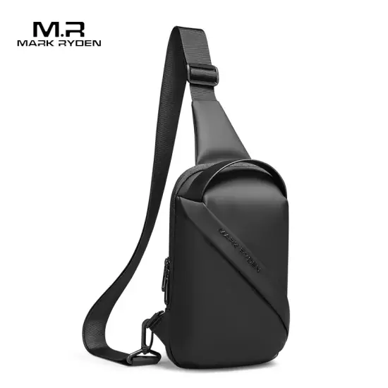 Men Bag Oxford Sling Bag 7.9 Inch Male Chest Bag Crossbody Bag for Man Moto Bike