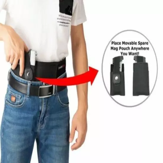 Comfortech Ultimate Belly Band Holster Concealed Carry Right Handed Upto 45L Gun