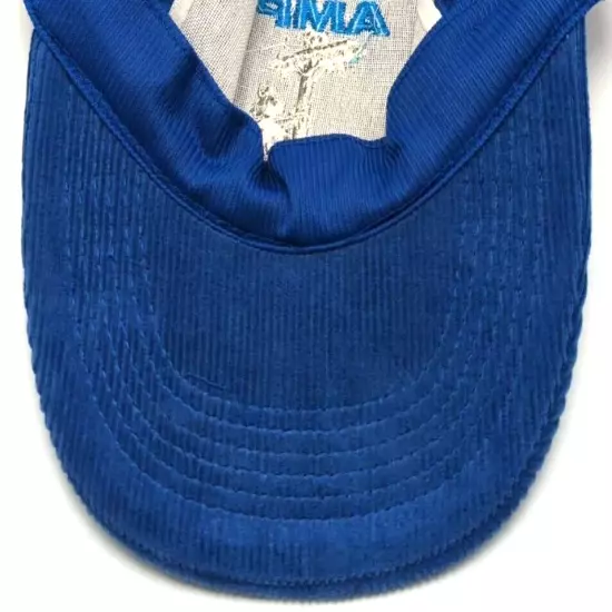 ALAMEDA MUNICIPAL POWER AMP hat vintage corduroy blue adjustable cotton cap