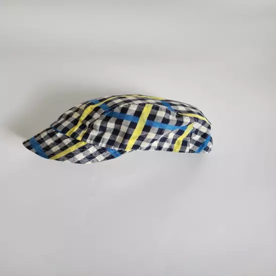 Kangol Mens Cotton Plaid Summer Cap Size S NWOT