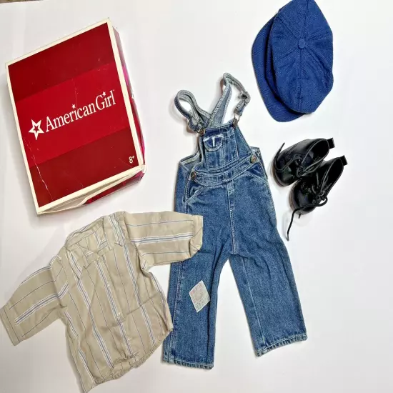 American Girl Doll KIT KITTREDGE Kit’s Overalls Outfit - New In Box!! **READ**