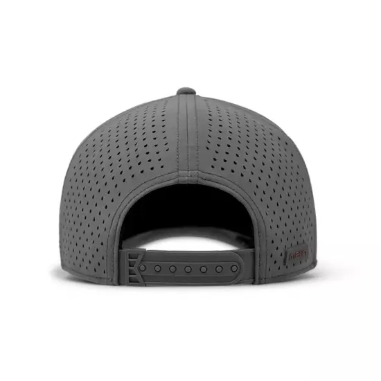 NEW Melin Odyssey Stacked Hydro Port Nights Classic Snapback Hat - Pewter