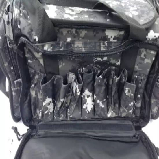 Explorer R2 Extra Lrg. Tactical Range bag, Black Camo.