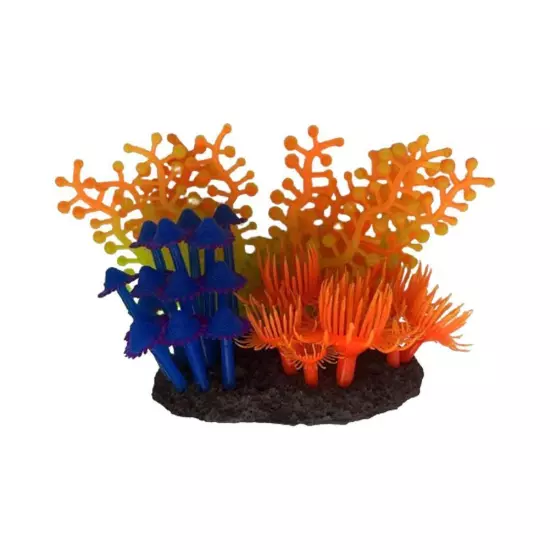 Artificial TPR Coral Decoration Aquarium Fish Tank Ornaments Landscap