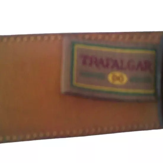 Trafalgar Mens Leather Belt Cortina Handmade Ltd. in the USA Vintage SZ 38