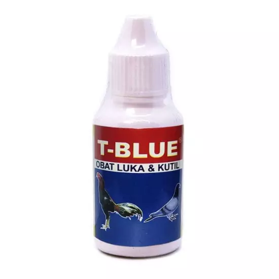 T BLUE for Treating w*unds and warts in chickens and birds 30 ml