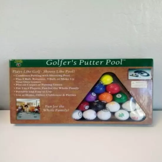 CLUB CHAMP Golfer's Putter Pool, Plays Like Golf-Shoots Like Pool! 2000 DEMCO