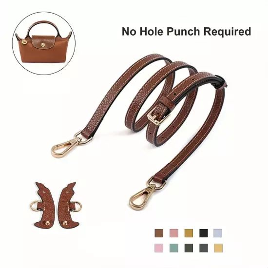 Crossbody Conversion Kit for Longchamp Mini Pouch - Top-grain Leather