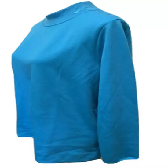 Nike Dri-FIT UV Women's Pullover Golf Top Sz.Large New BV0486-446.Blue