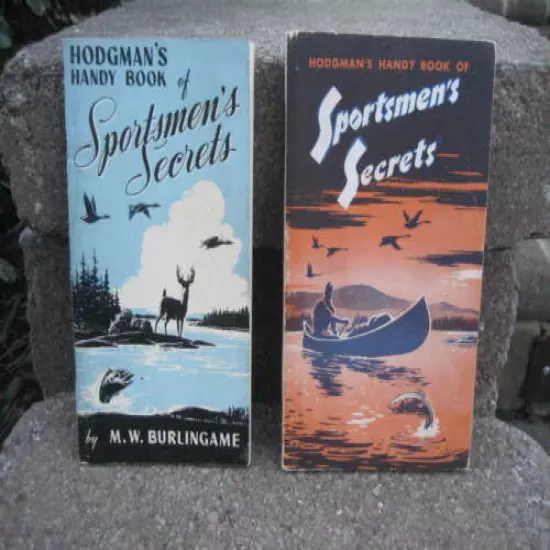 1943 & 1946 Hodgman's Handy Book of Sportsmen's Secrets Booklets