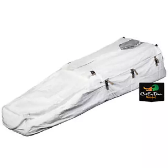 RIG'EM RIGHT WATERFOWL LOW RIDER 3.0 LAYOUT BLIND SNOW COVER WHITE