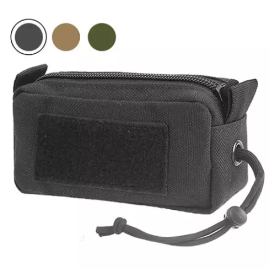 Nylon EDC Belts Molle Pouch Men's Waist Bag Handbag Wallet Pouch Buckle Tactical