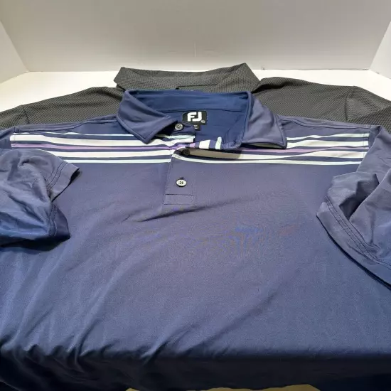 Bundle Of 2 Jack Nicklaus Footjoy Golf Polos Xl Used