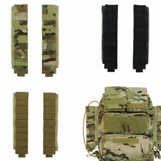 1 Pair Zipper Plate Side Molle Panel for Hunting CP1.0 / CP2.0 Zip Back Pack