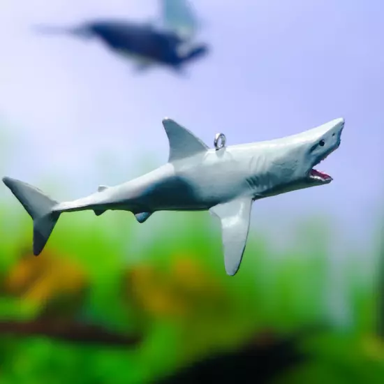 Creative DIY Aquarium Floating Ornaments Aquascape Shark Figurine Decor Fish