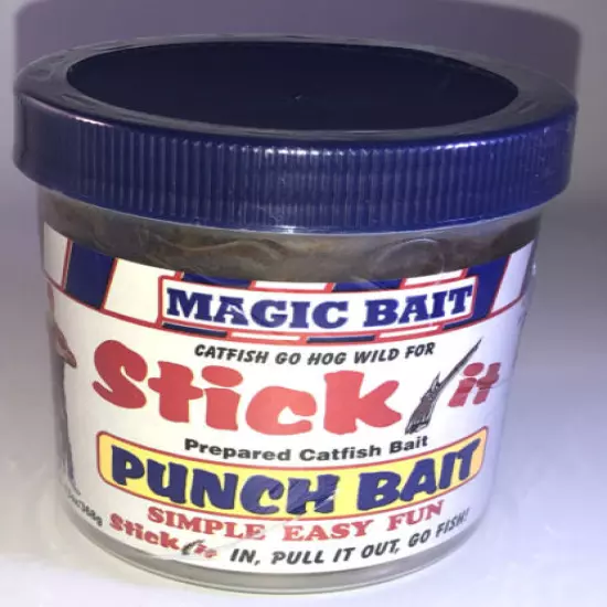 Magic Bait Catfish Go Hog Wild Stick It Punch Bait 13 oz (368 g)RARE-NEW-SHIP24H