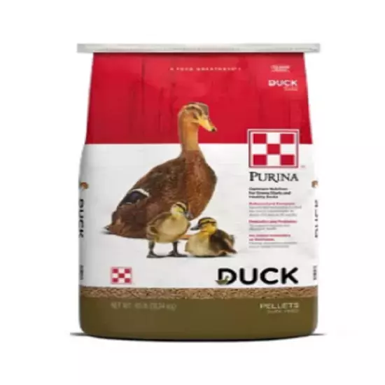 Purina Pelleted Duck Feed 5 or 40 LBS