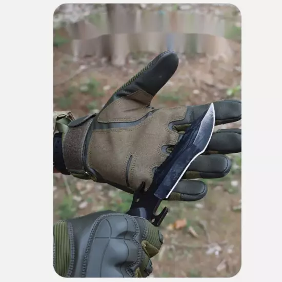 Mens Tactical Gloves Touch Screen Windproof Full Finger Gloves Army Military USA