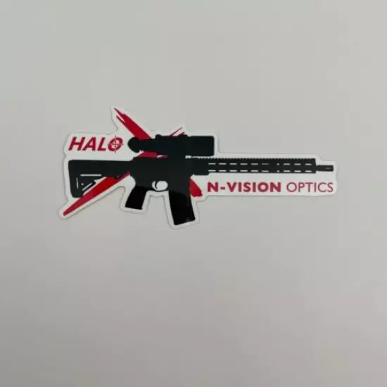 N-Vision Optics Halo Sticker Decal NEW Shot Show 2022