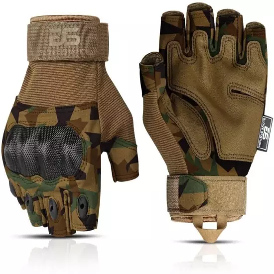 Tactical Shooting Hard Knuckle Gloves for Men and Woman with Touchscreen Fing...