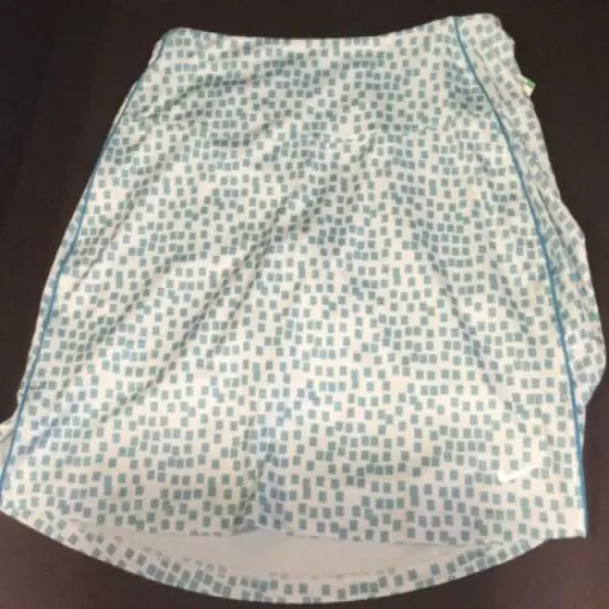 Nike Women's Dri-FIT UV Grid Print 17” Golf Skort Aqua Comfort