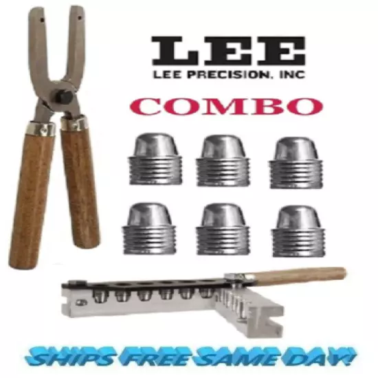 Lee COMBO 6-Cav Mold 45 ACP/45 Auto Rim/45 Colt (Long Colt) + Handles! # 90379 