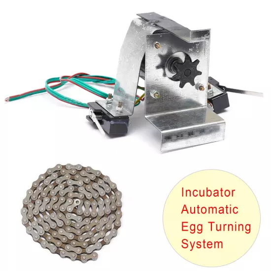 110V Industrial Automatic Egg Hatcher Incubator Egg Turning Rotation System 14W