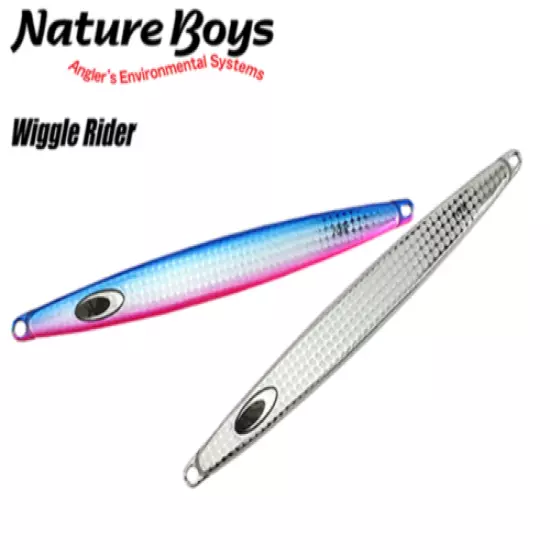 Nature Boys Wiggle Rider Iron Jig For Offshore Jigging Choose Color Weight