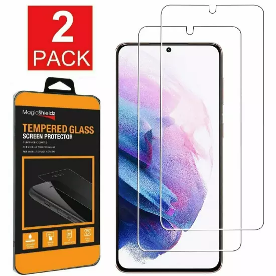 2-Pack For Samsung Galaxy S21 / S21 Plus FE Tempered Glass Screen Protector