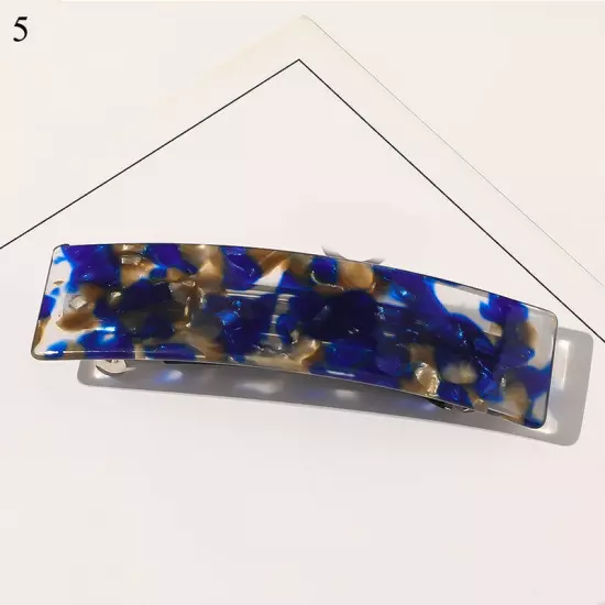 Acetate Resin Geometric Barrette Vintage Hair Clip Hair Claw Hair Accessories *