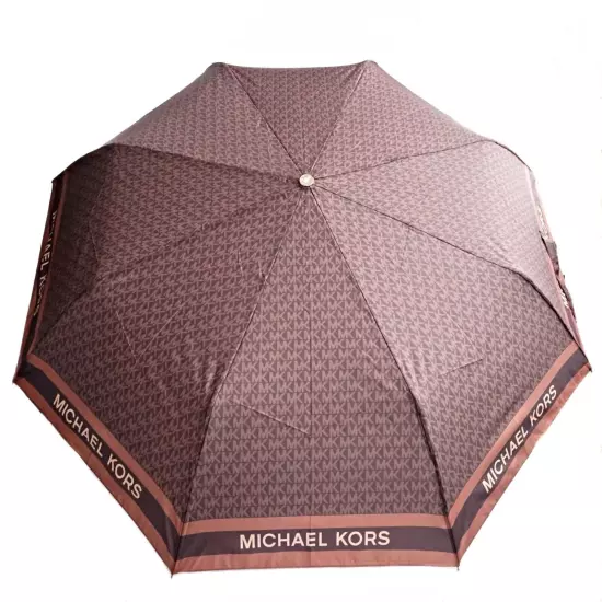 Michael Kors Umbrella Travel Braun New