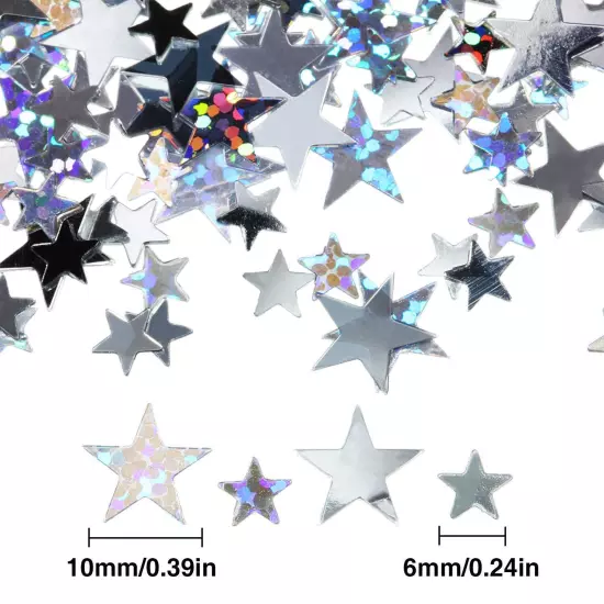 60g Star Confetti Glitter Star Table Confetti Metallic Foil Stars for Party W...