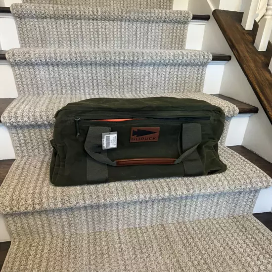 goruck Waxed Canvas kit bag Olive Green