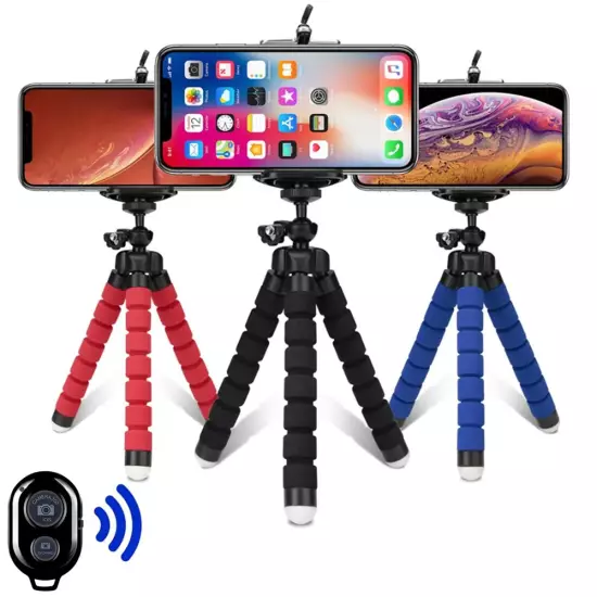 Tripods Tripod for Phone Mobile Camera Holder Clip Smartphone Monopod Tripe Stan