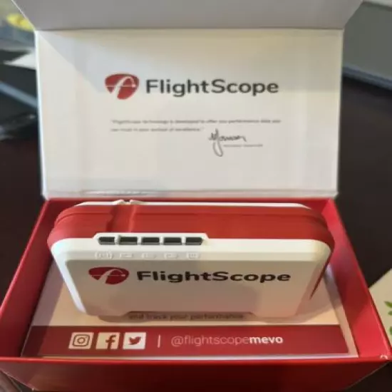 FLIGHTSCOPE MEVO - Portable Golf Launch Monitor Flight Scope