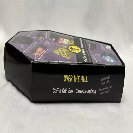 Over the Hill Coffin Gift Set Humorous Birthday Gag Gift - NEW