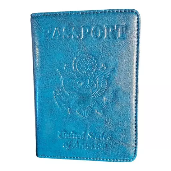 Passport Vaccine Cover Wallet Travel Essentials Leather Card Case Accessories