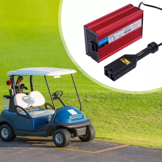 Fit EZGO TXT 36V 18A Golf Cart 1996 -2023 Battery Charger D Style w/ Power Cord