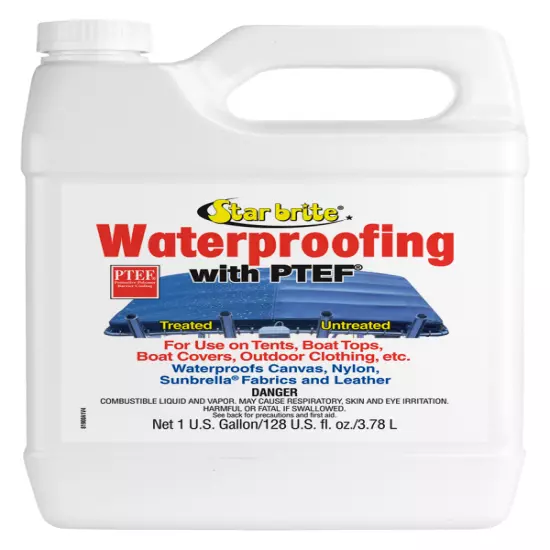 StarBrite 1 Gallon Waterproofing with PTEF 81900 Stain Repellent, UV Protection