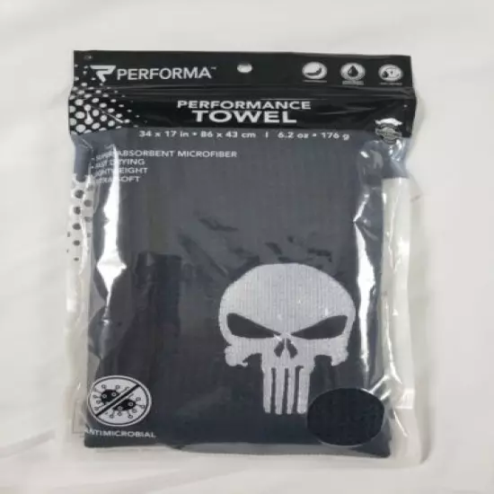 PERFORMA The Punisher Marvel Performance Towel Embroidered 