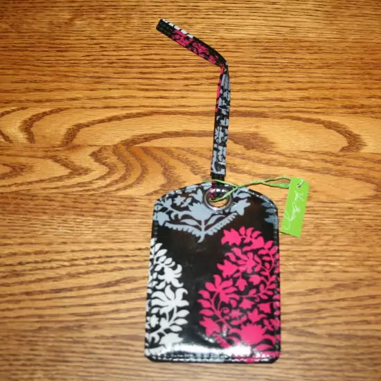 Vera Bradley LUGGAGE TAG laminated travel suitcase ID case gift card holder NEW