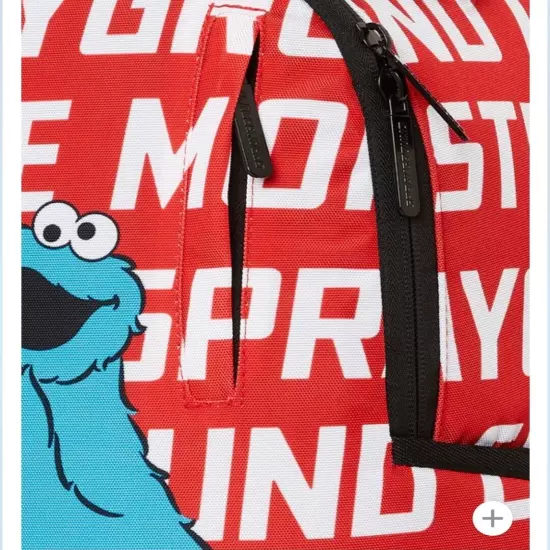 Sprayground Cookie Monster Big Dough DLXSR Backpack