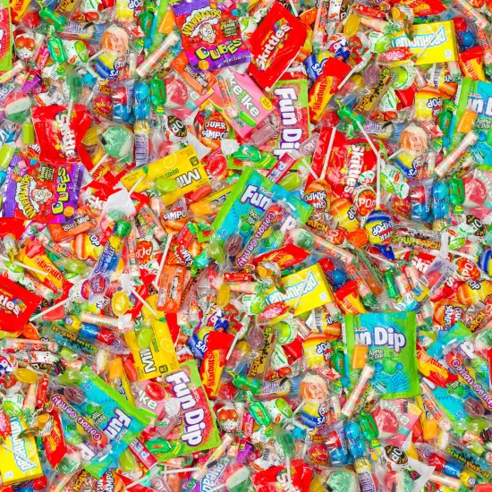 Bulk Candy Variety Pack - 7.5 lbs Assorted Individually Wrapped Candies