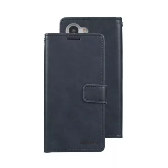 Mercury Moon Diary Cover Case for Samsung Galaxy S23-Navy