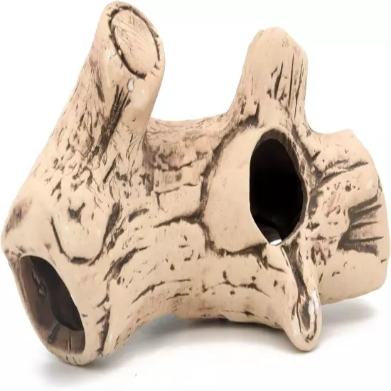 Aquarium Tree Stump Hole for Betta Fish Toys,Rock Cave Cichlid Stone Betta Fish 