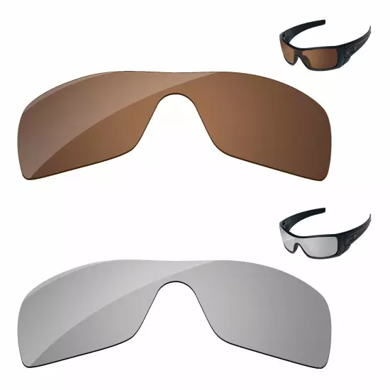 Lensology Polarized Replacement Lenses For-Oakley Batwolf OO9101 Multi-Options