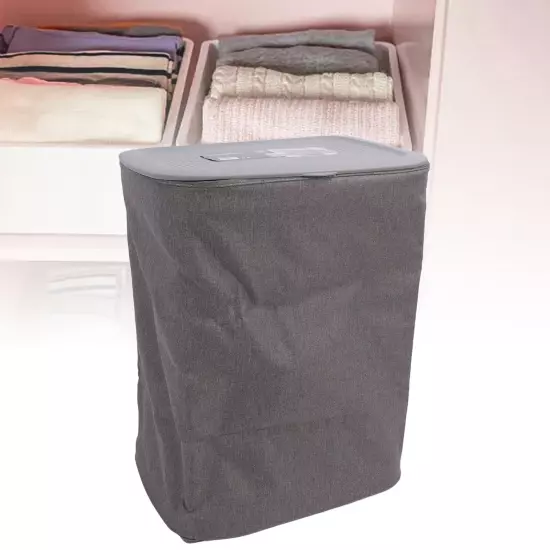 S 50L Laundry Hamper With Handles Lid Detachable Bag Fabric Laundry