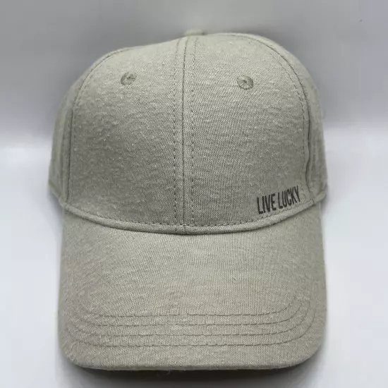 Black Clover Golf Hat Womens Adjustable Live Lucky Stealth 11 Stone Tan